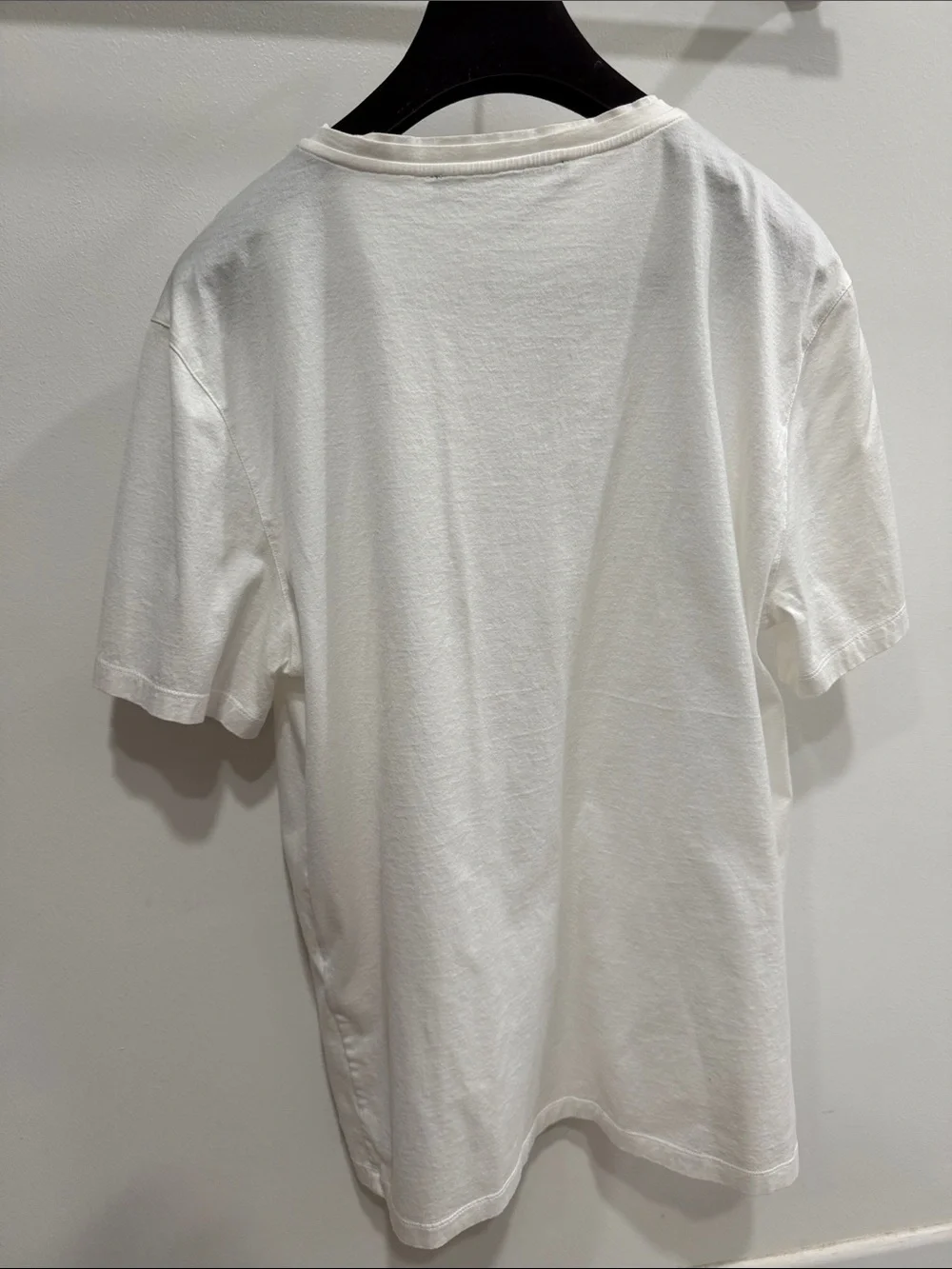 Porsche Design Men's White V-Neck Short Sleeve Tee